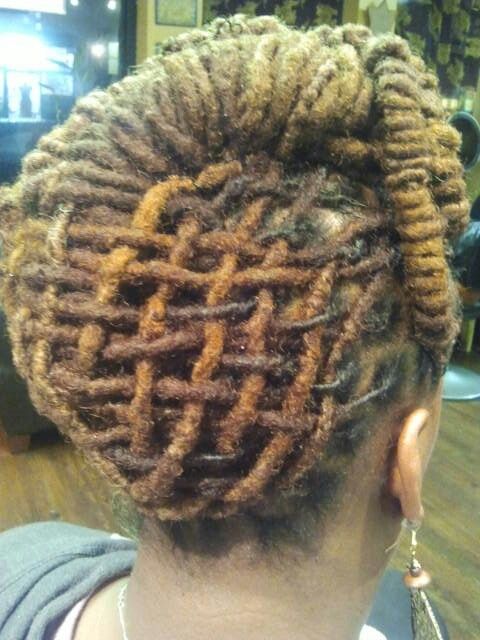 criss cross dreadlocks